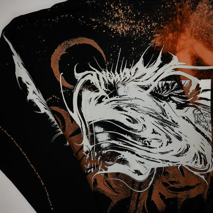 YUMA Hoodie Custom Bleached by @kirsten.tattoo