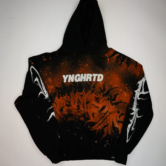 YUMA Hoodie Custom Bleached by @kirsten.tattoo