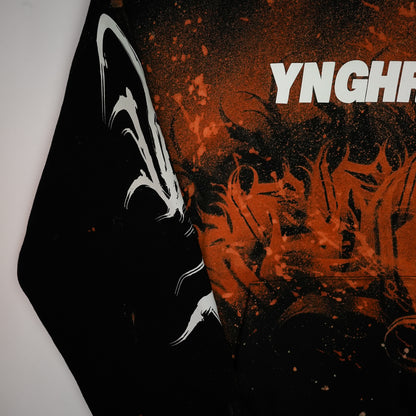 YUMA Hoodie Custom Bleached by @kirsten.tattoo
