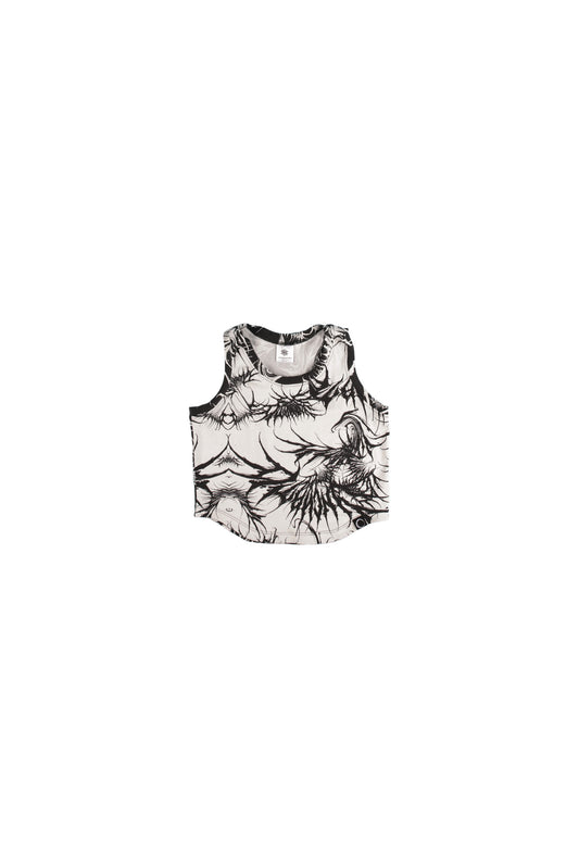 Monochrome Flow – Racer Back Tank