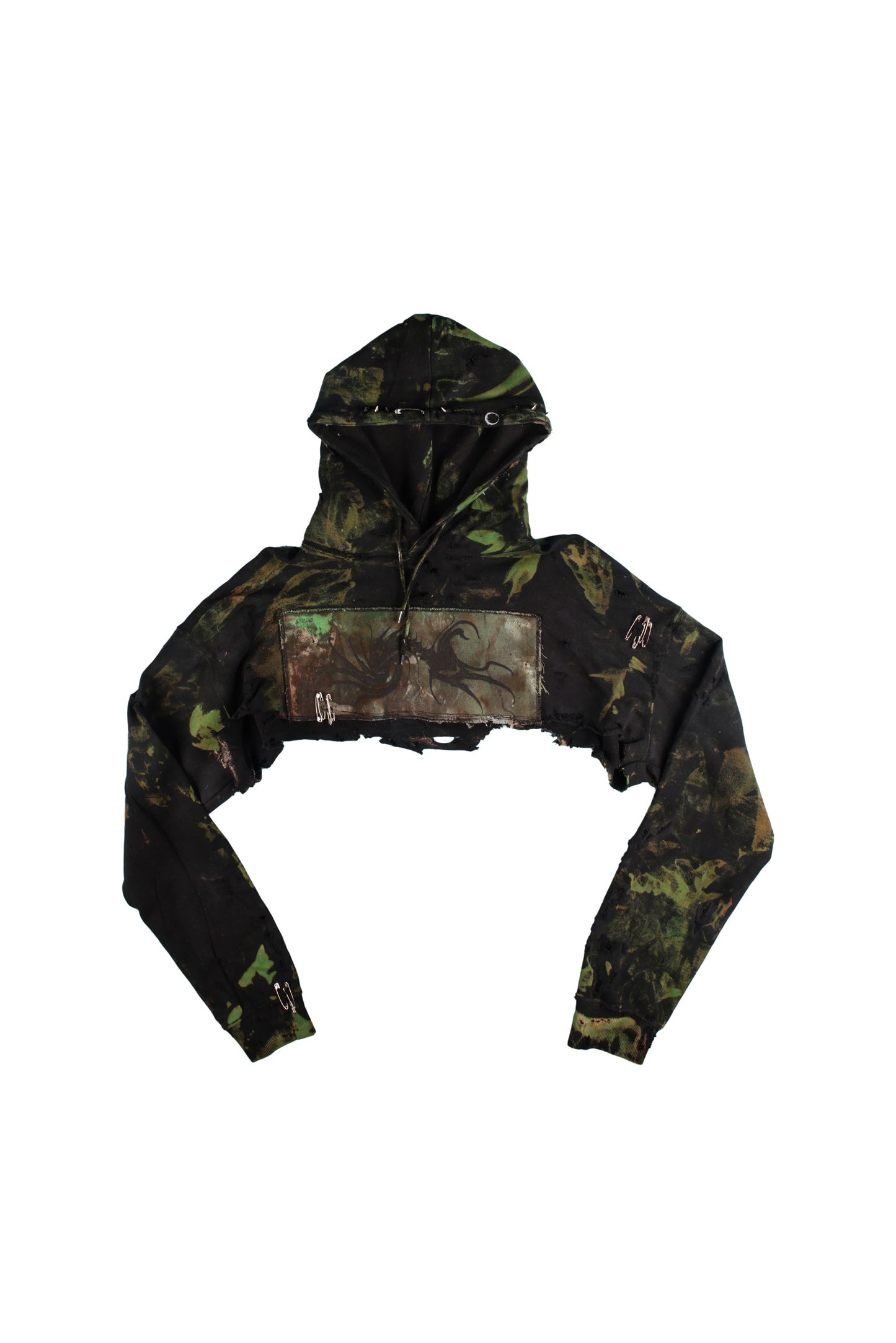 SWAMP CORE CROPPED HOODIE