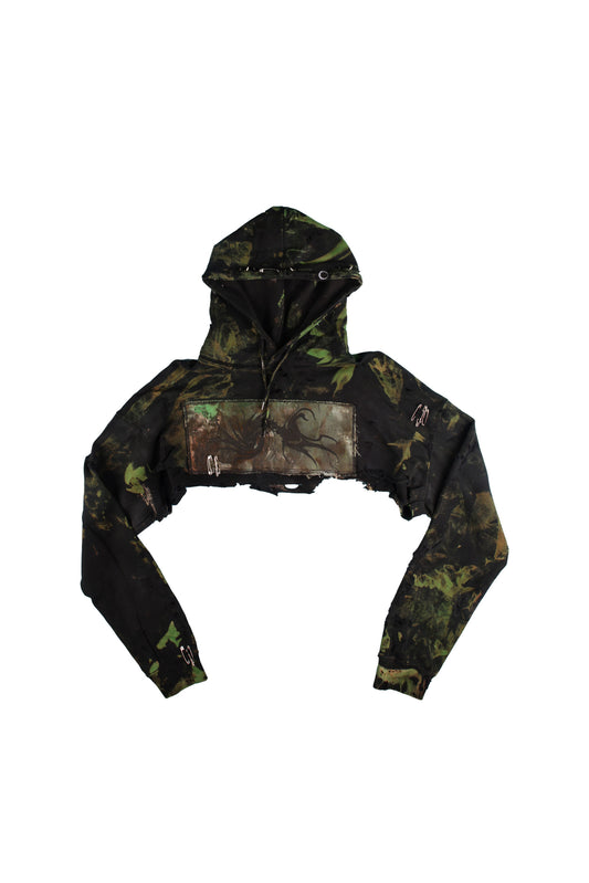 SWAMP CORE CROPPED HOODIE