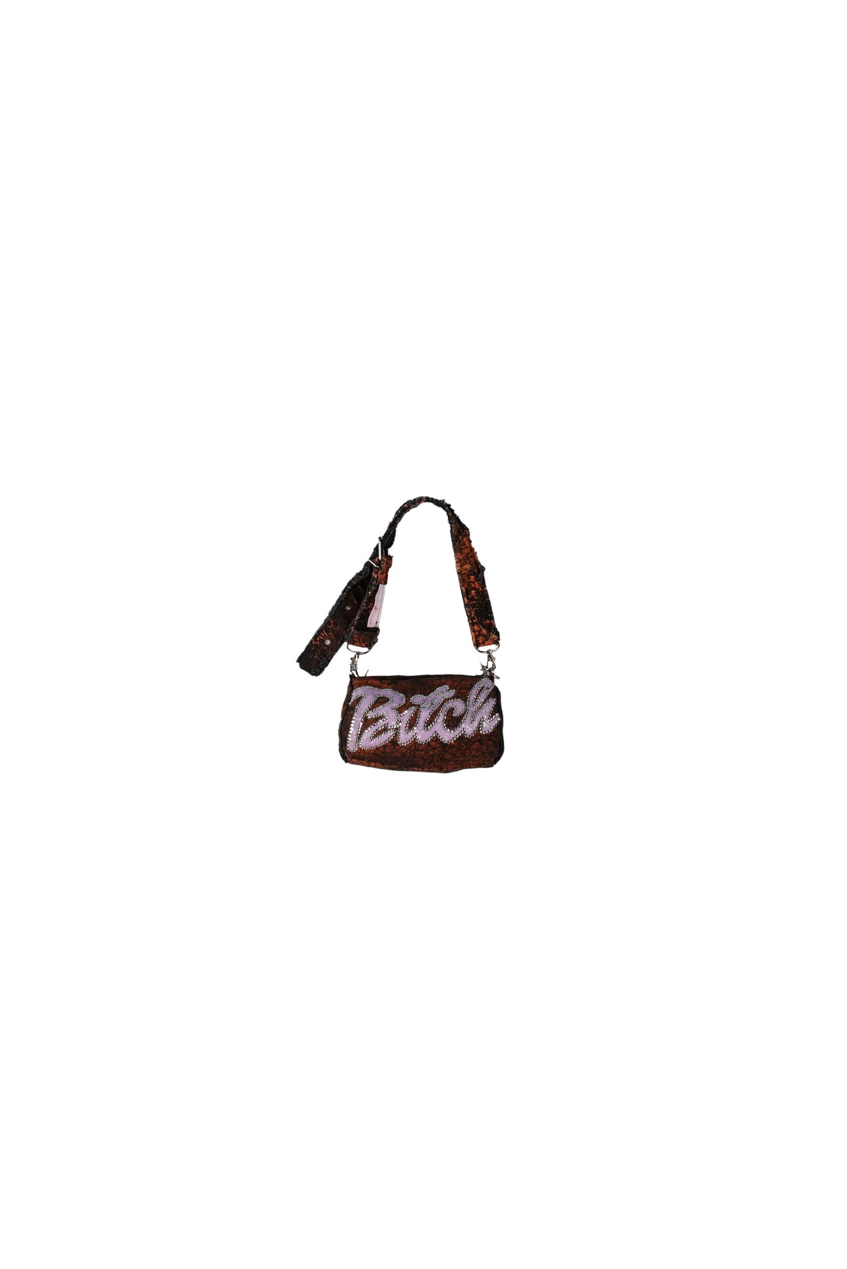 Bleached Bitch Denim Mini Duffel Bag
