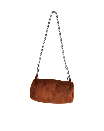 Mini Rust Barrel Shoulder Bag
