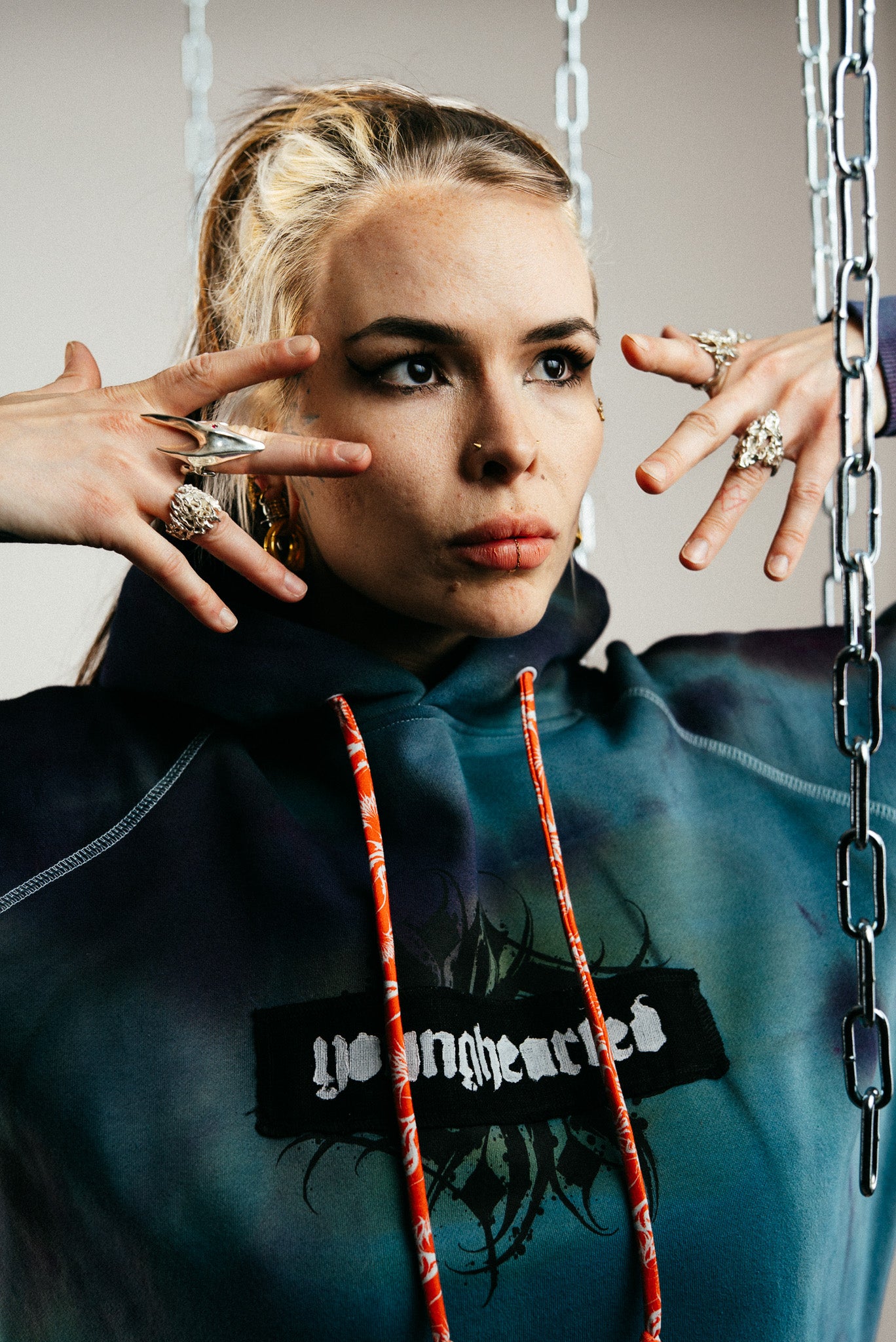 Beautiful Creepy sky hoodie