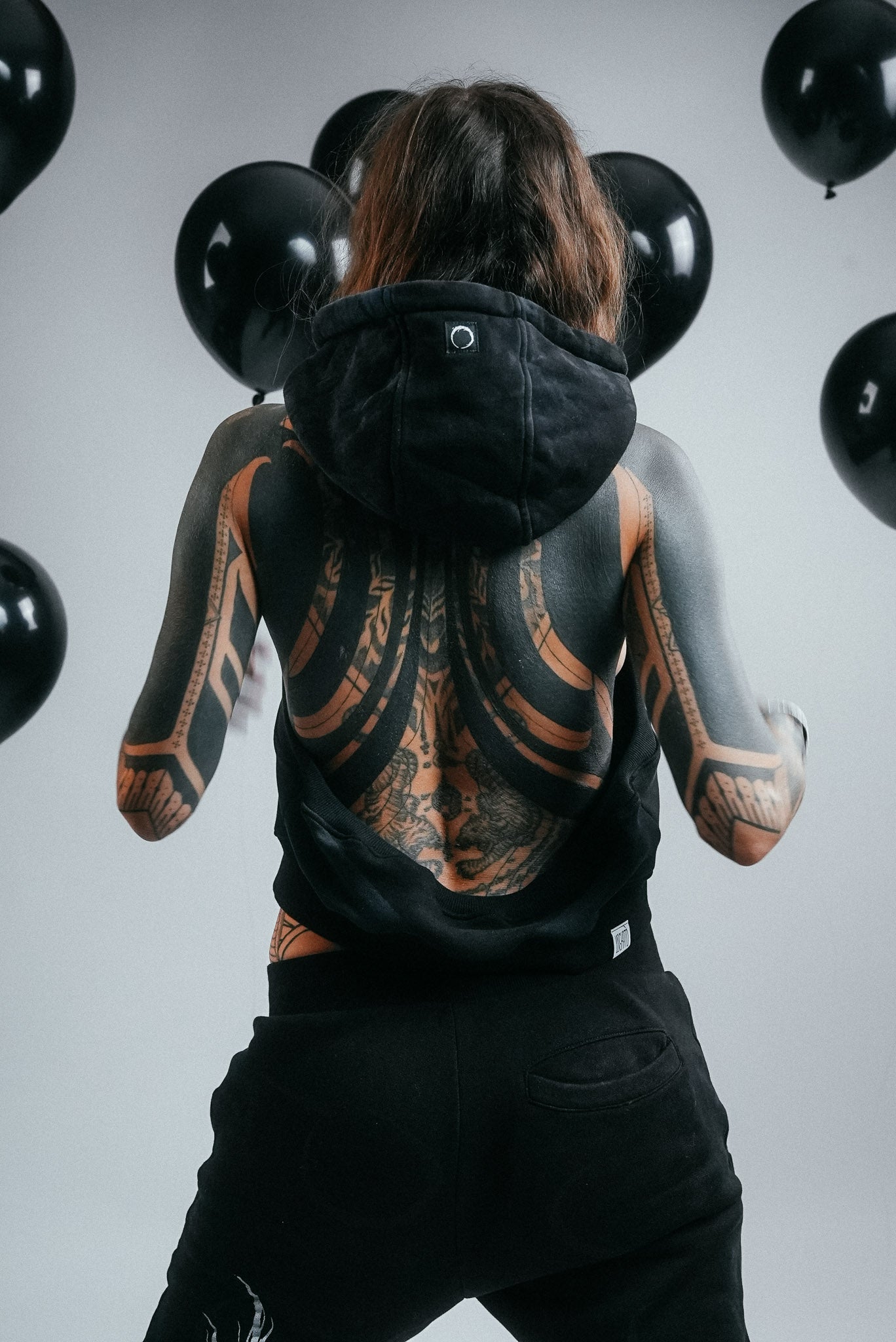 Backflash Hoodie Crop Top