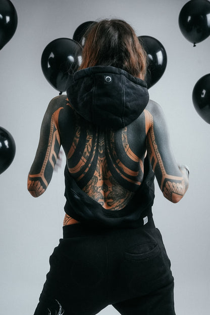 Backflash Hoodie Crop Top