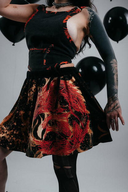 Bleachy Panel Skirt