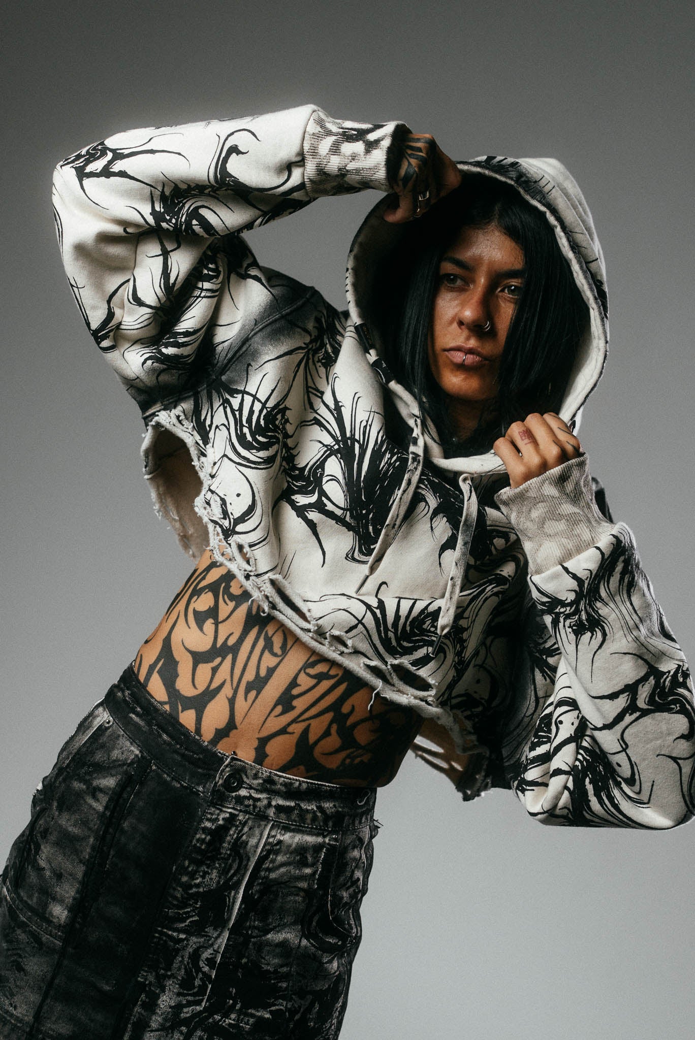 Stitched duality skirt