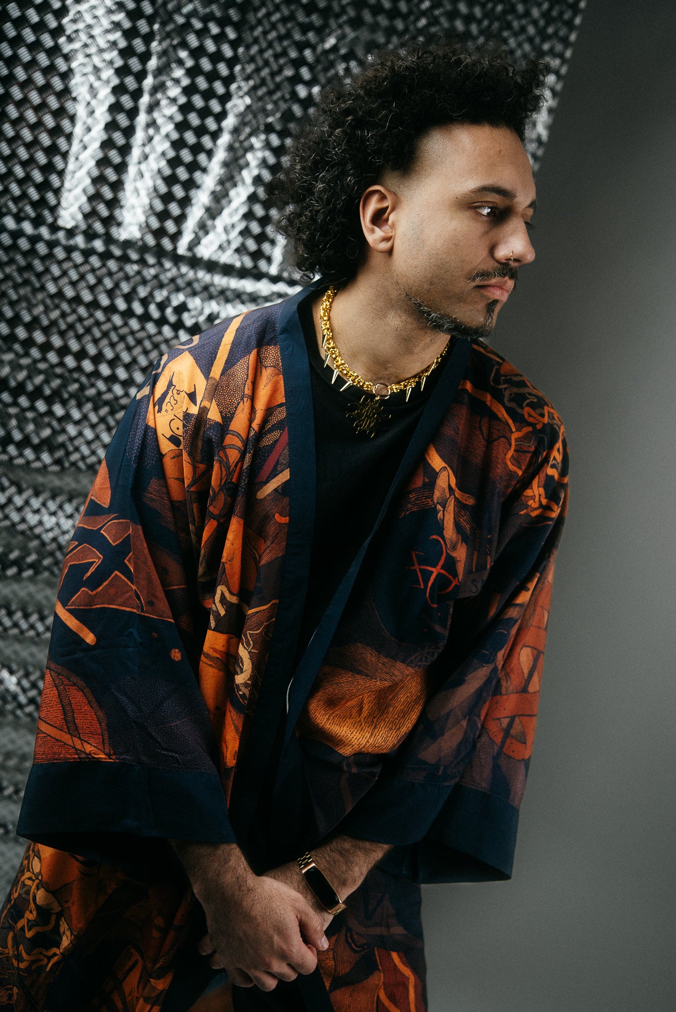 KEOP RUST EXTRA LONG KIMONO