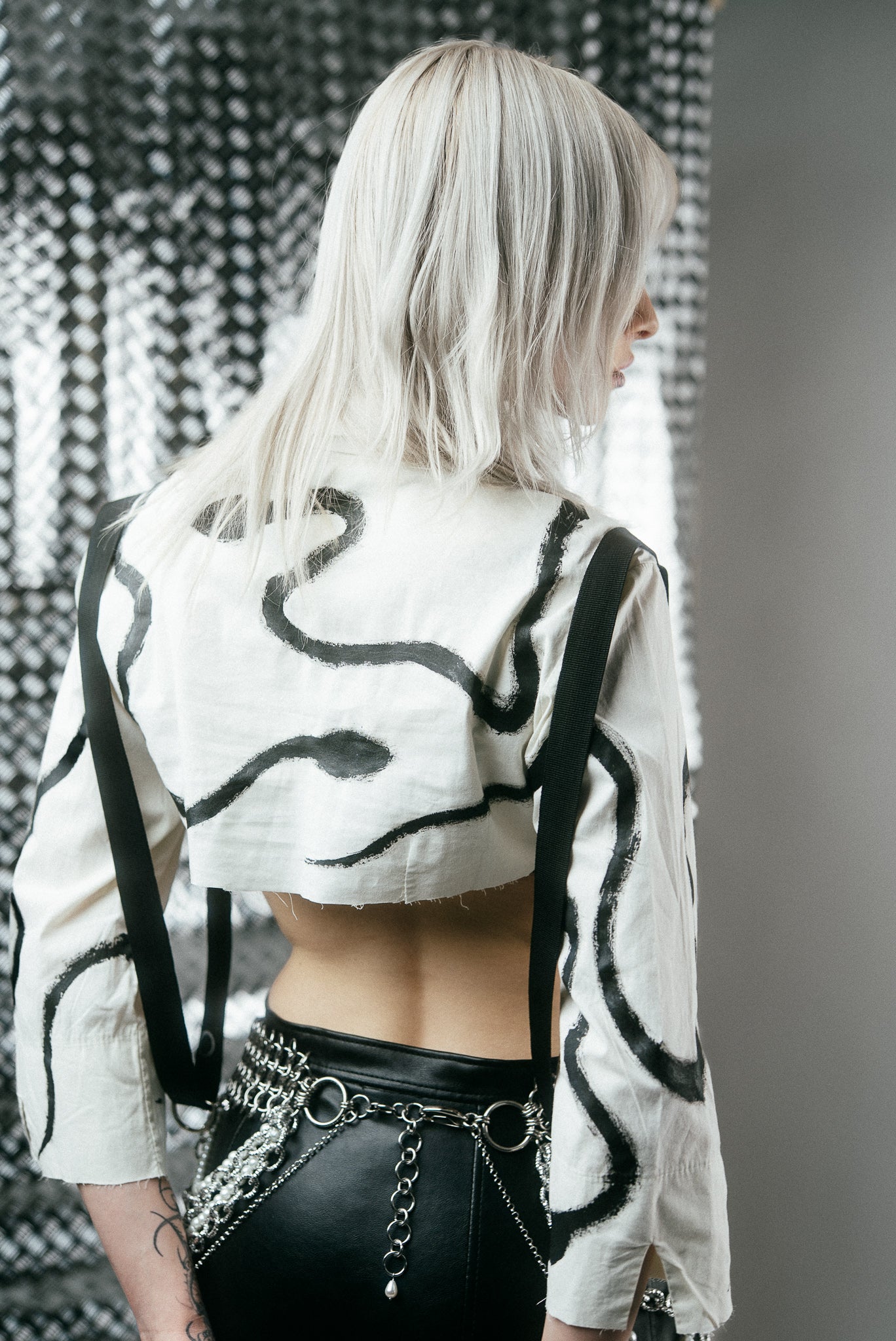 Snake Hand-Painted Shirt