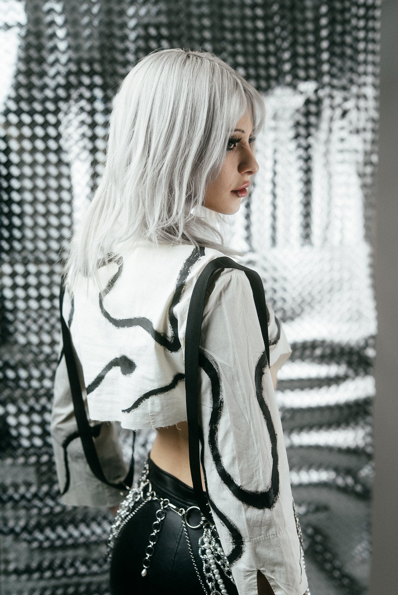 Snake Hand-Painted Shirt