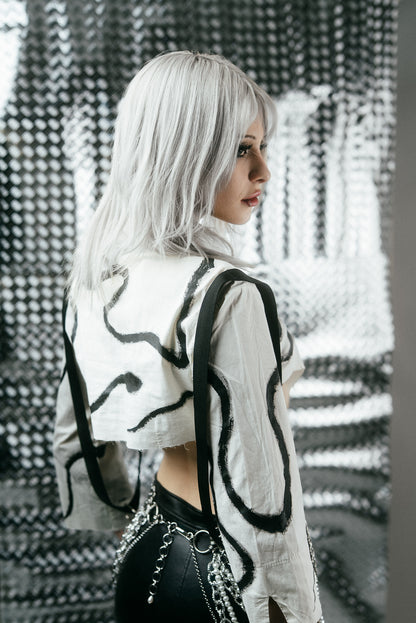 Snake Hand-Painted Shirt