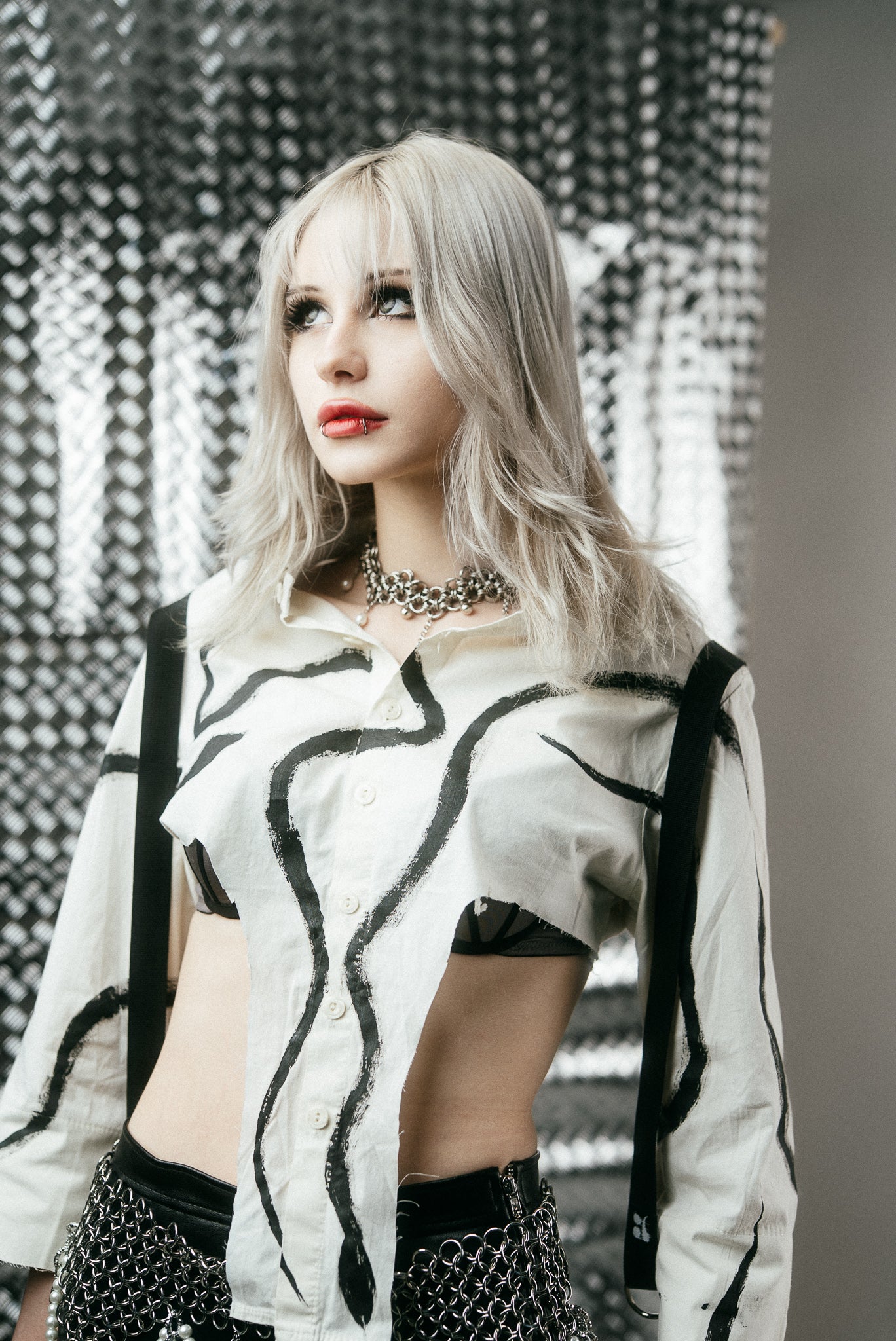 Snake Hand-Painted Shirt