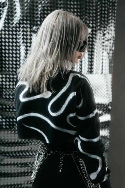 Snake Hand-Painted T-Shirt