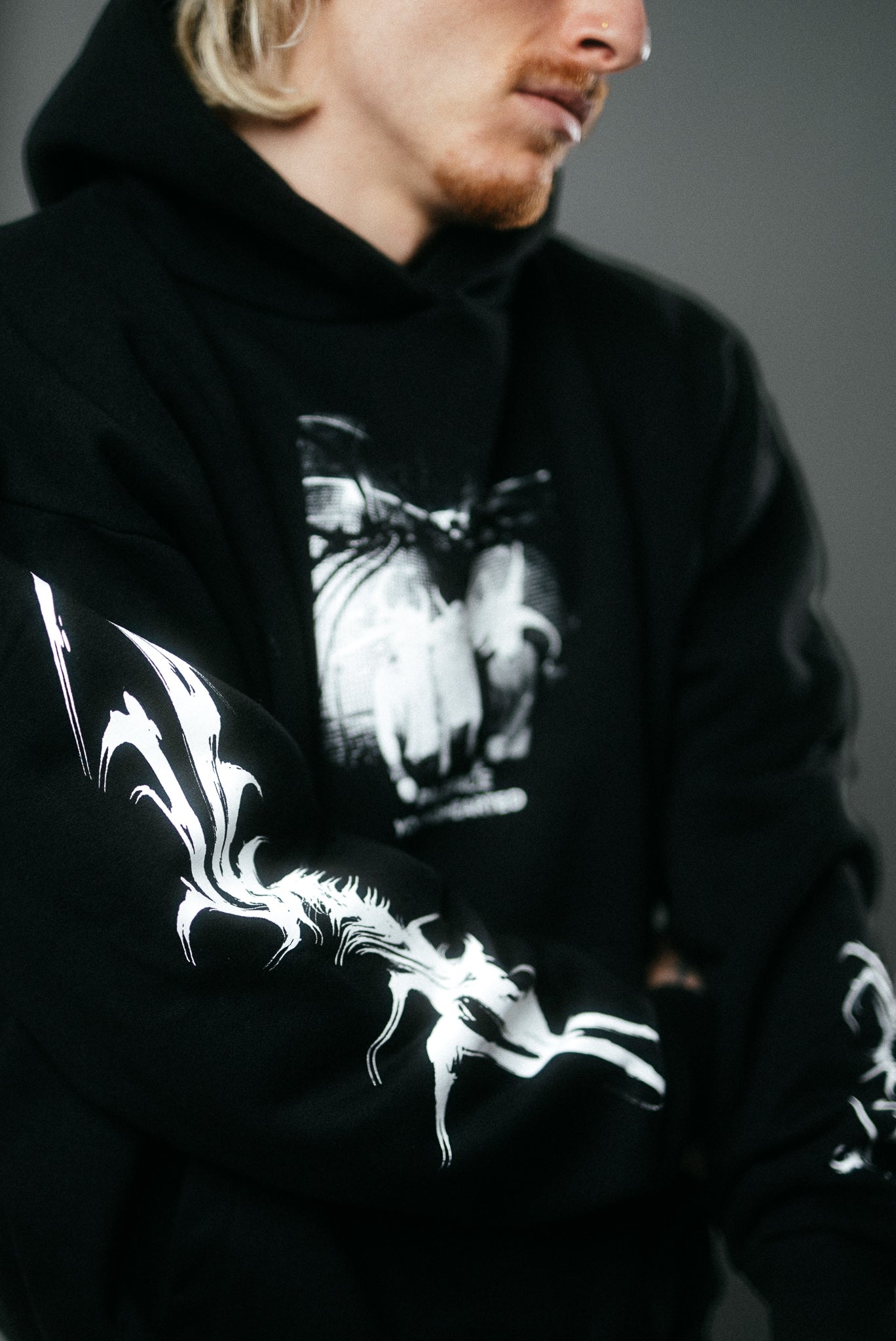 PaleFace Hoodie Black