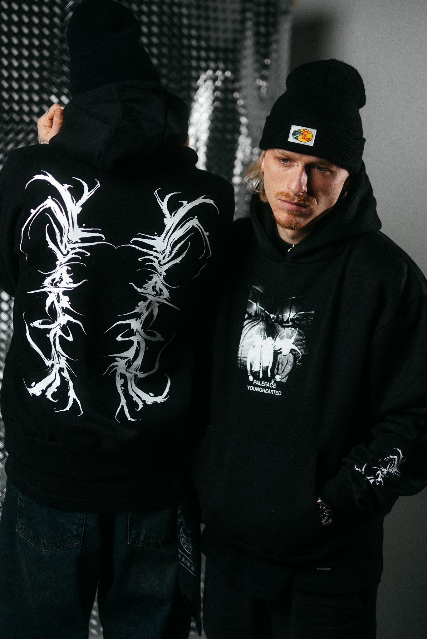 PaleFace Hoodie Black