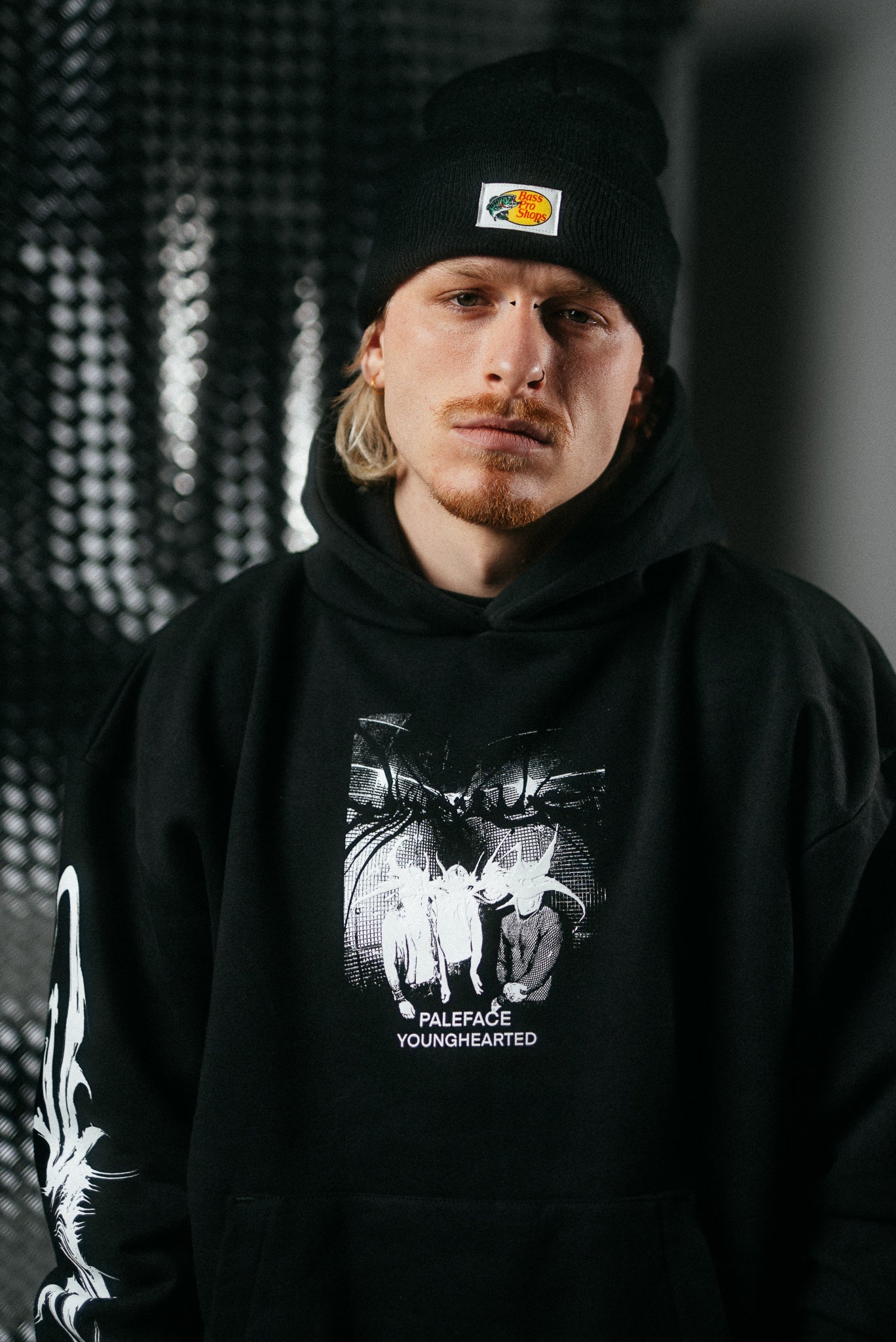 PaleFace Hoodie Black