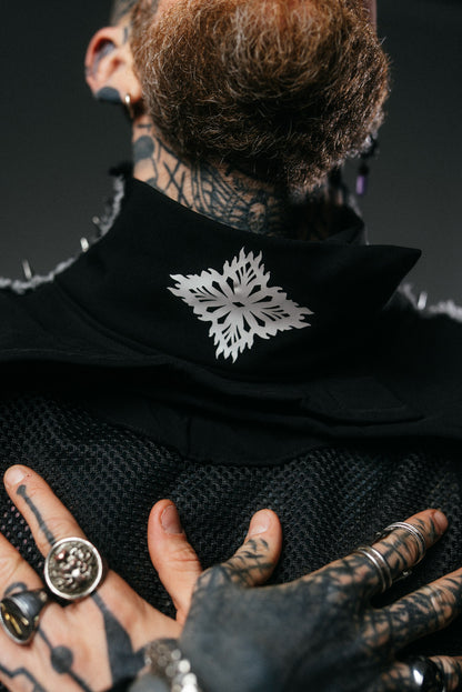 Cropped Jacket with Spikes