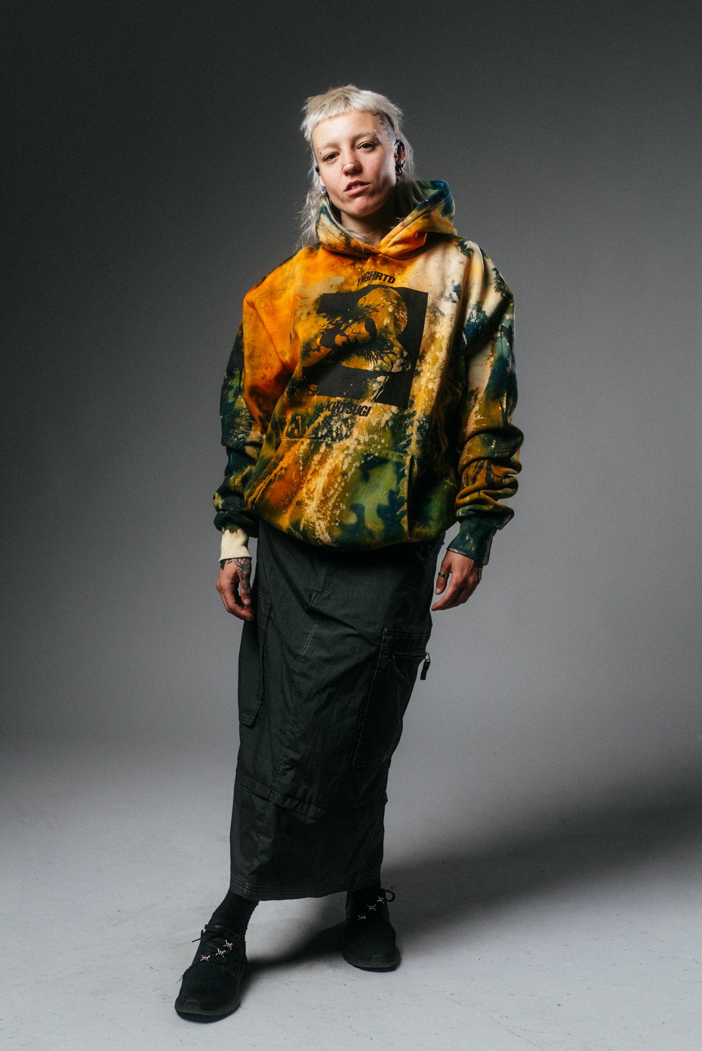 Orange Chaos hoodie
