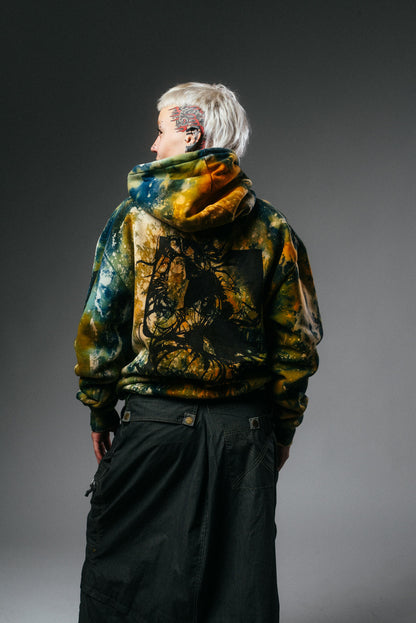 Orange Chaos hoodie