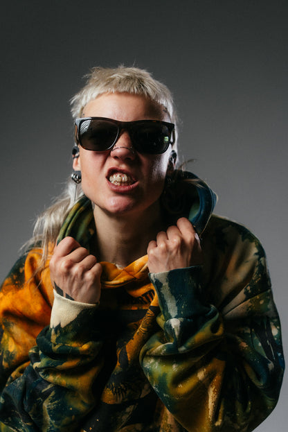 Orange Chaos hoodie