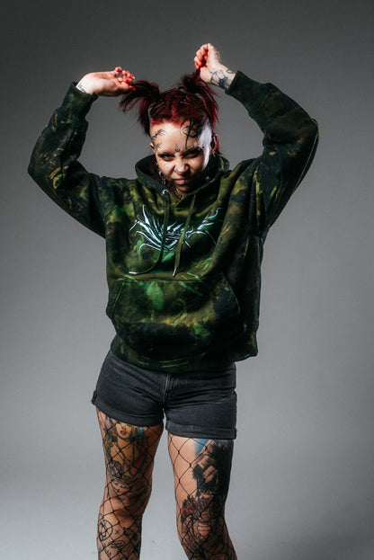 Camouflage Emerald Hoodie