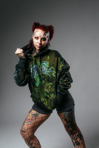 Camouflage Emerald Hoodie