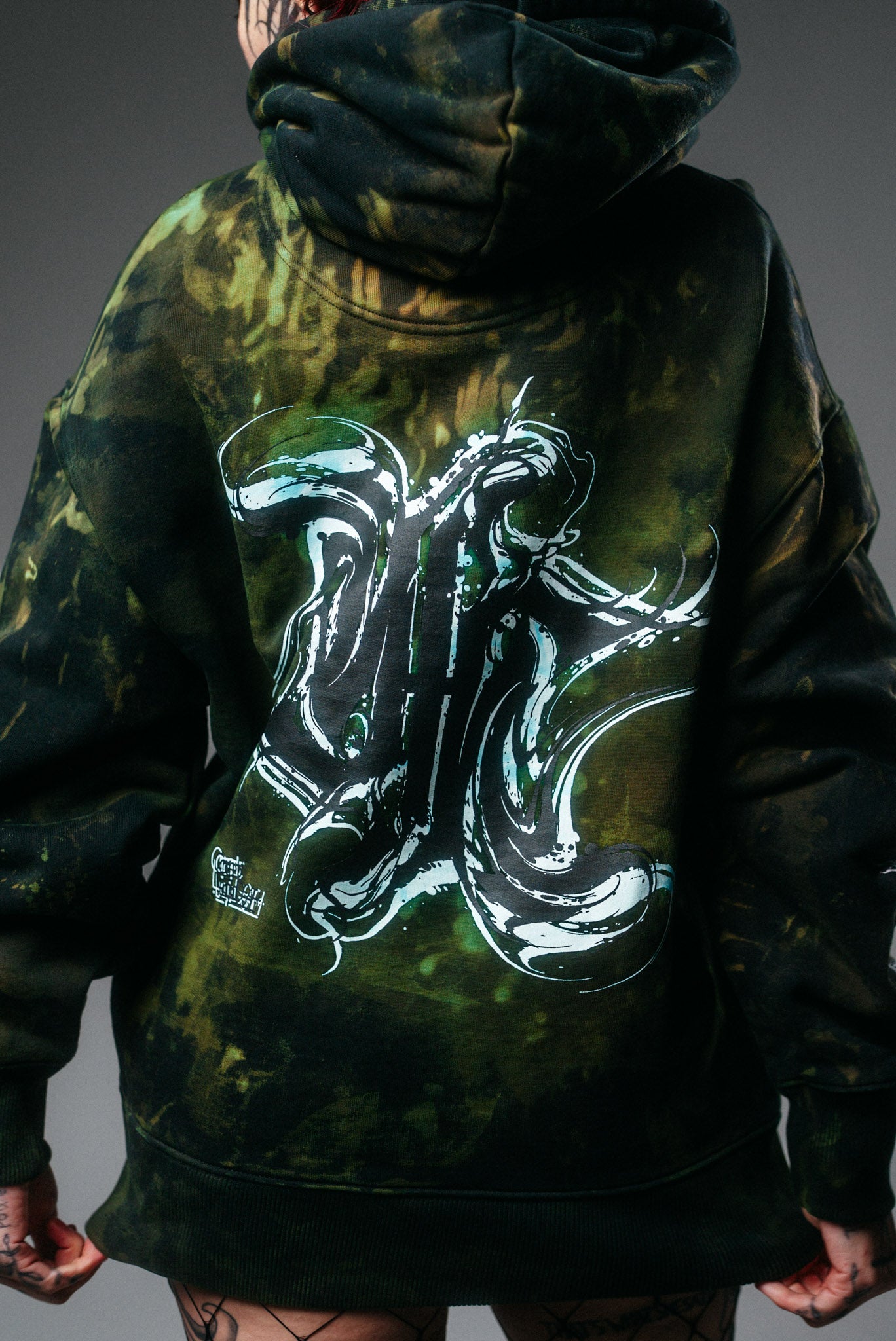 Camouflage Emerald Hoodie