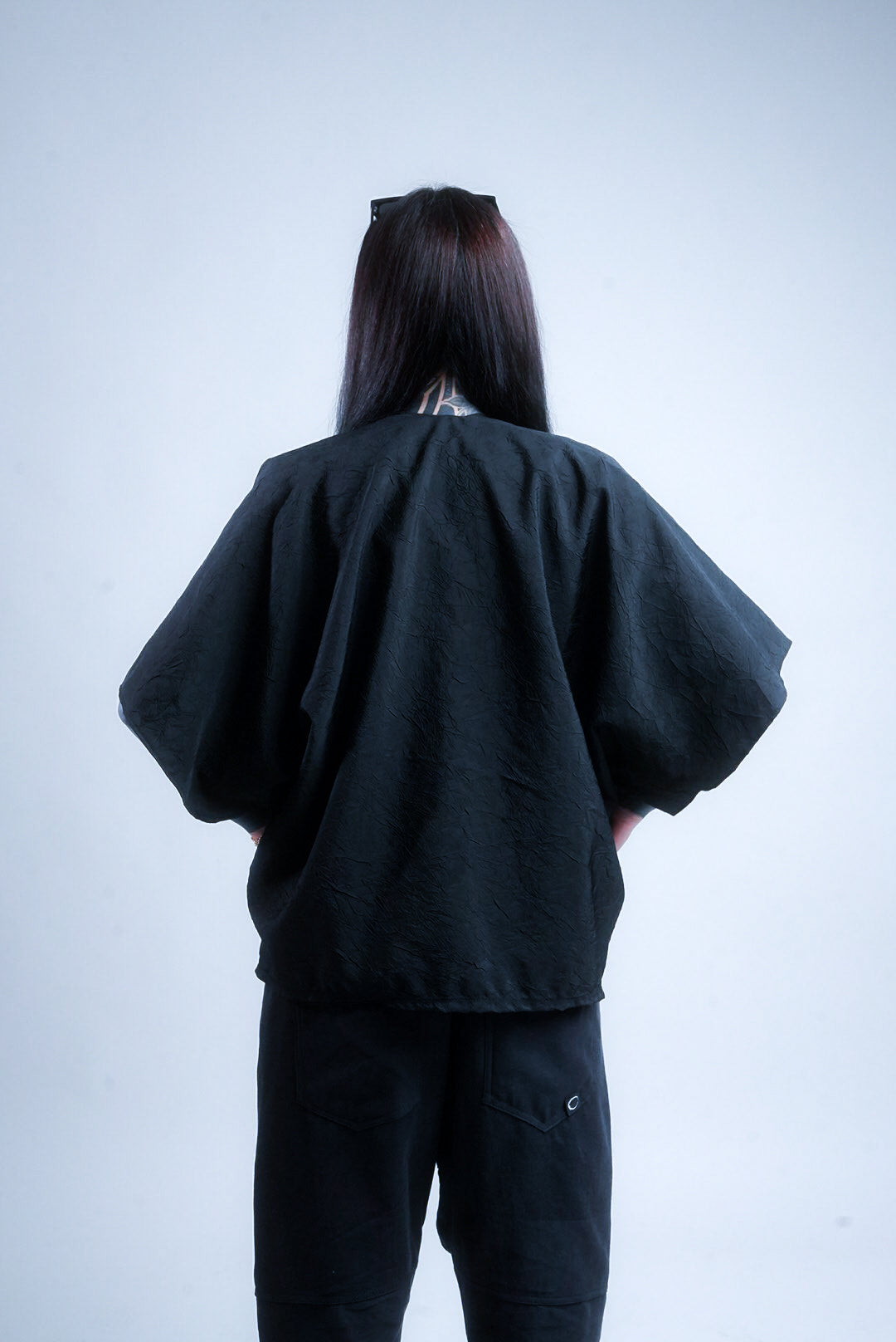 Liquid death shadow kimono