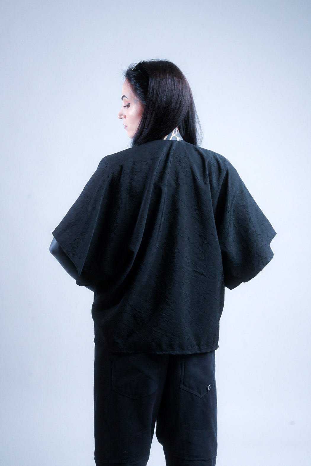 Liquid death shadow kimono