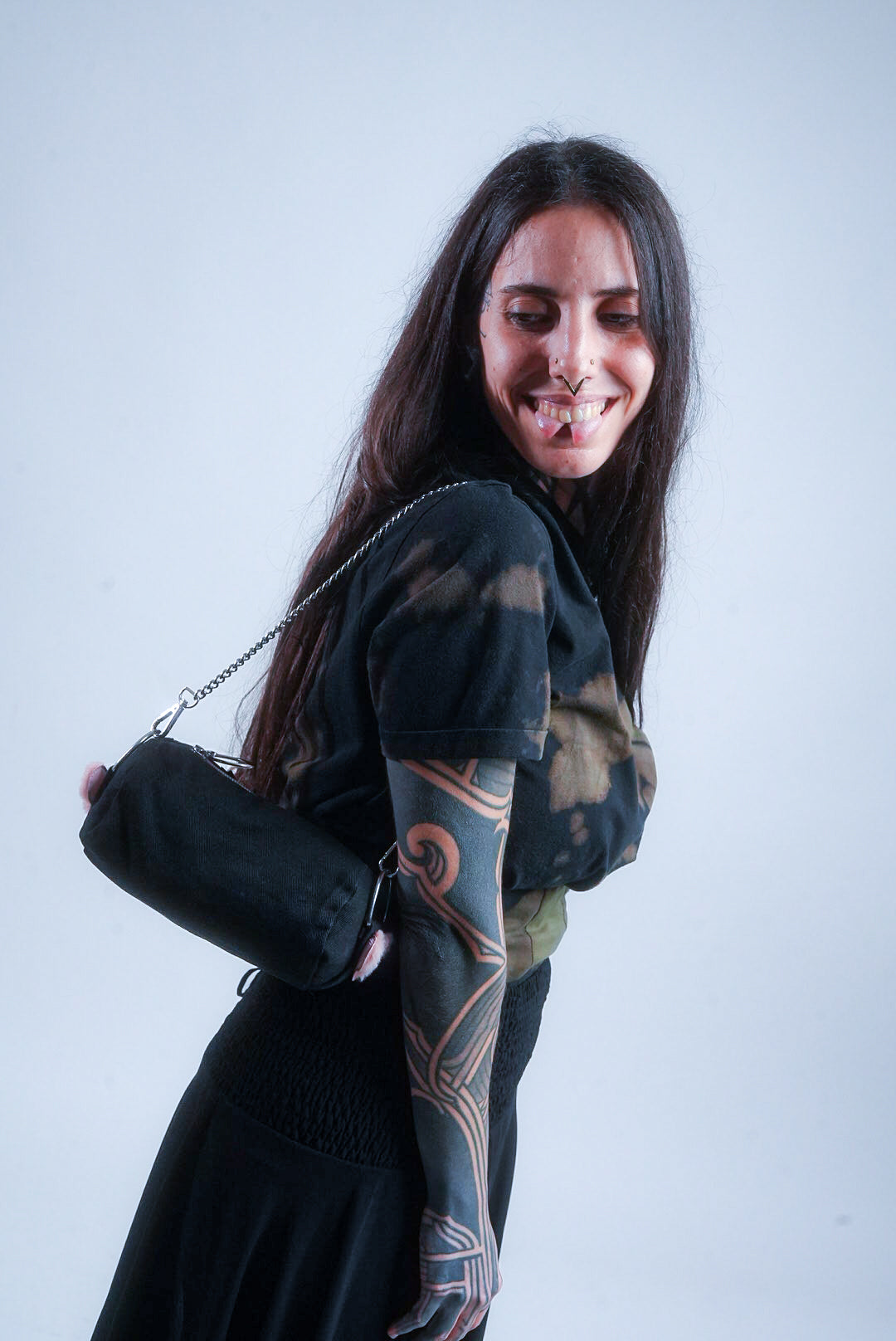 Mini Barrel Shoulder Bag Pink heart