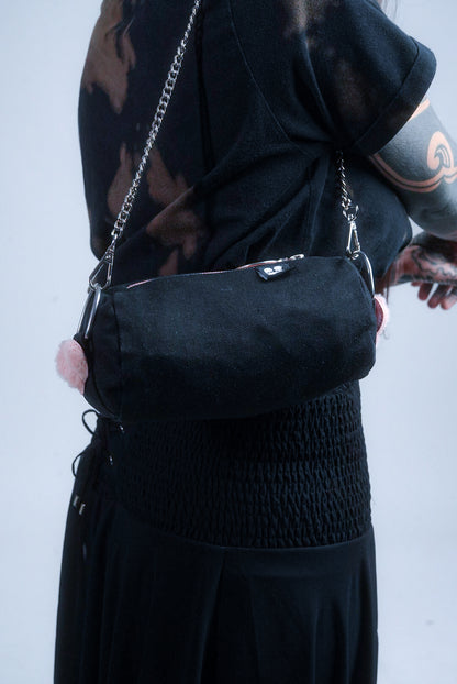 Mini Barrel Shoulder Bag Pink heart