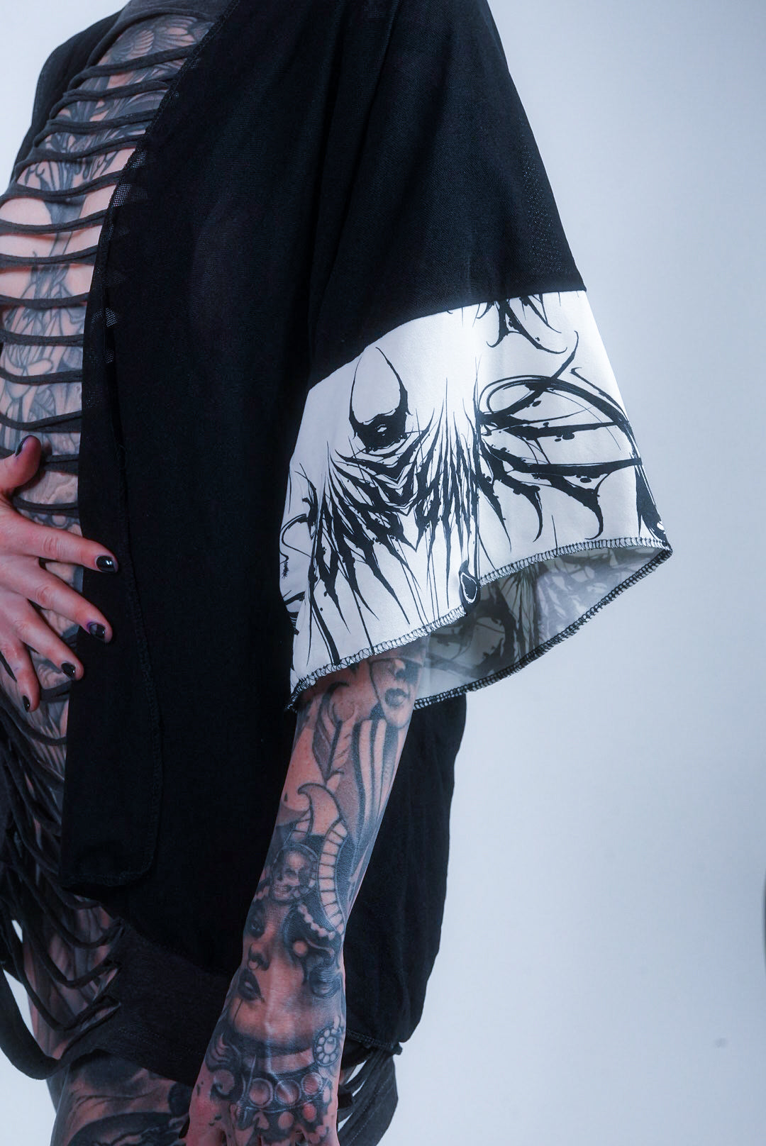 Liquid death shadow kimono (Copy)