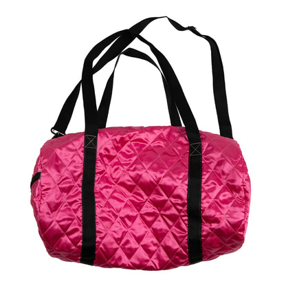 Pink quilted bag