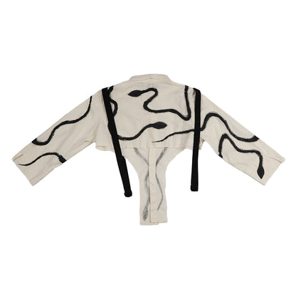 Snake Hand-Painted Shirt