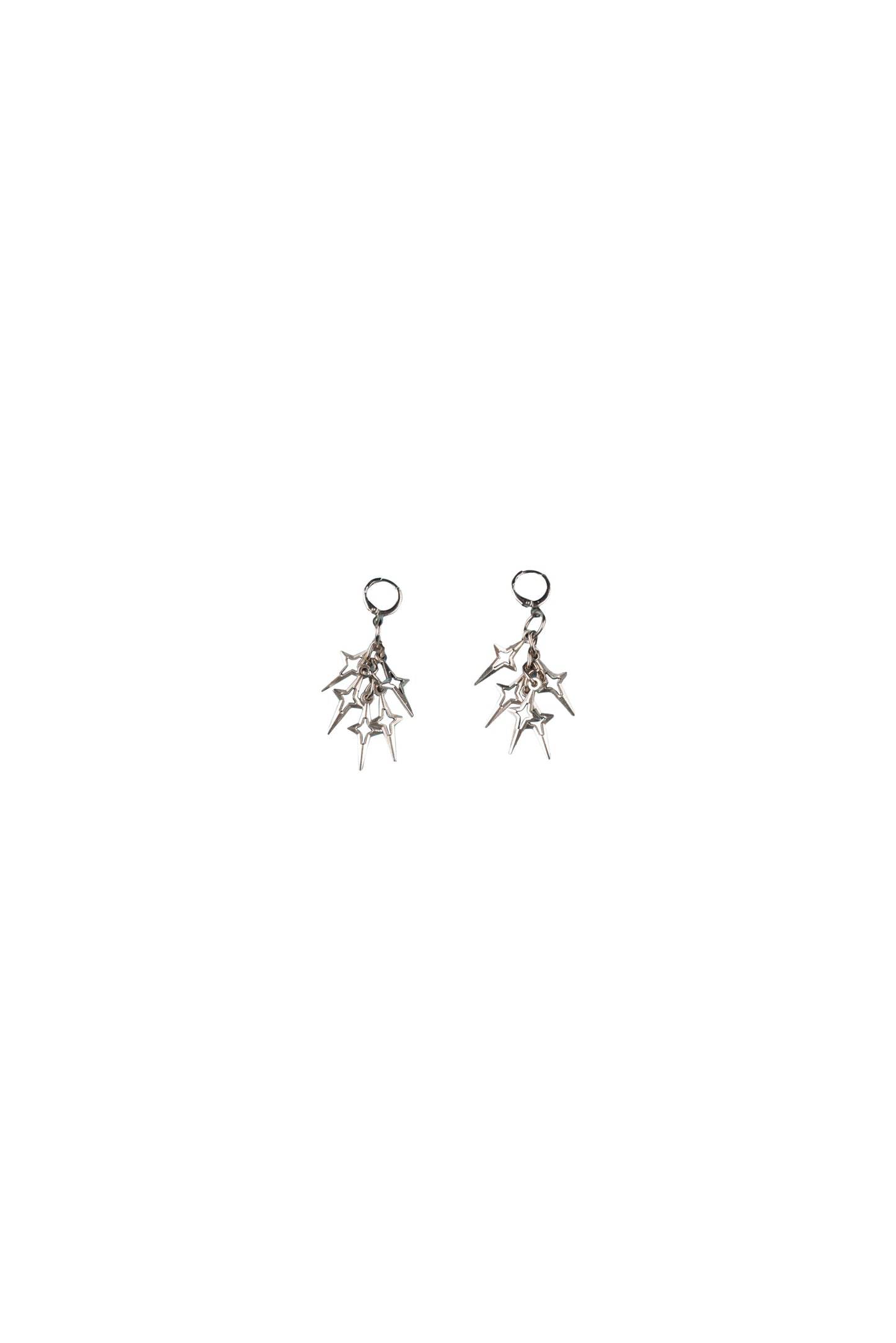 Star Charm Drop Earrings