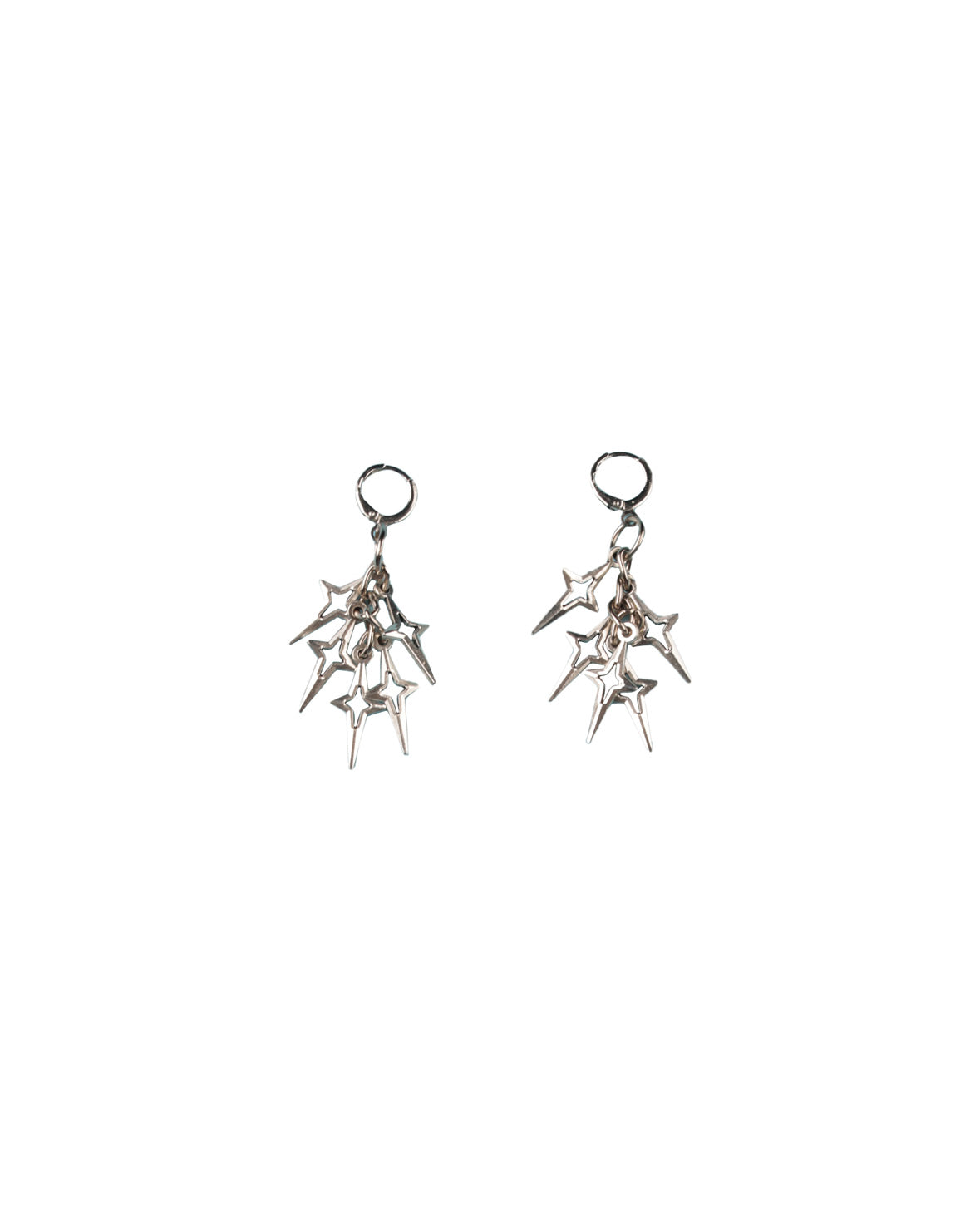 Star Charm Drop Earrings