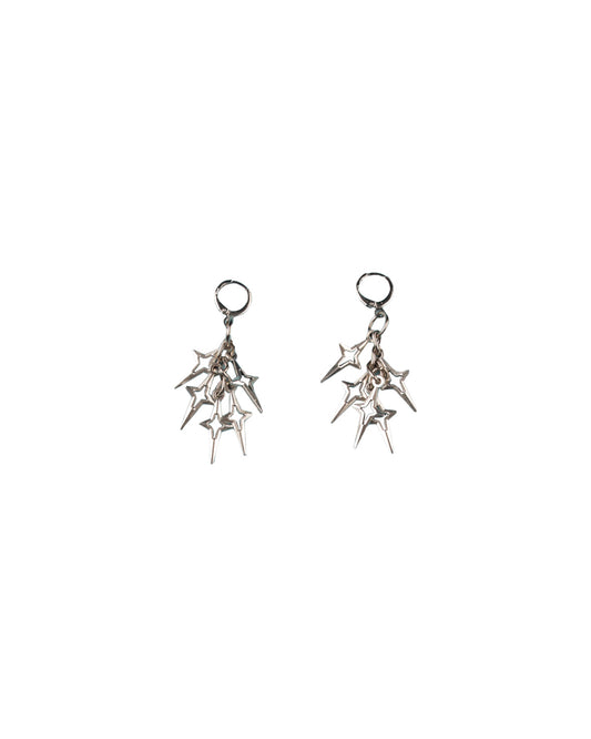 Star Charm Drop Earrings