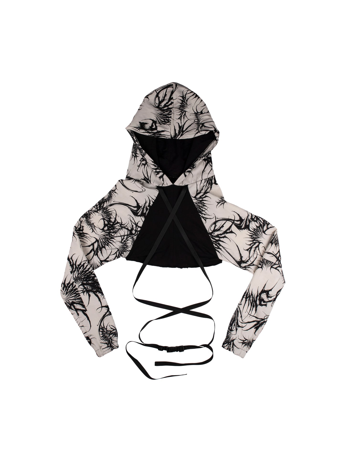 TMM CROP HOODIE 'DARK LIGHT' #3