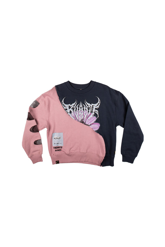 RVNDM & YNGHRTD 'Morphing Bodies' CREWNECK