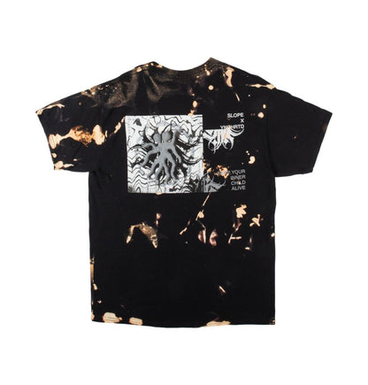 SLOPE & YNGHRTD T-SHIRT BLEACHED