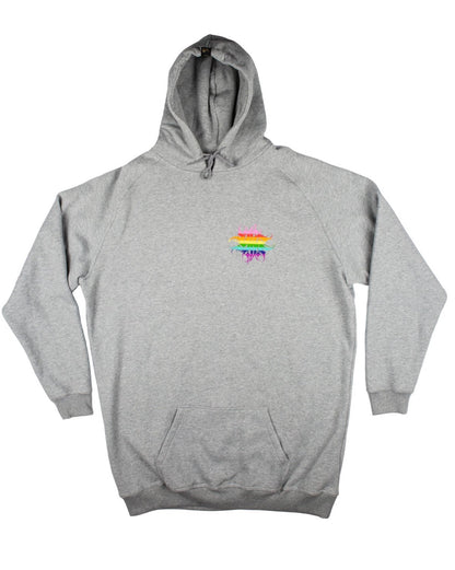 LOVE IS LOVE Hoodie Grey