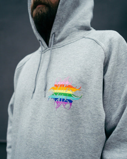 LOVE IS LOVE Hoodie Grey - Younghearted.Clothing @younghearted.cl